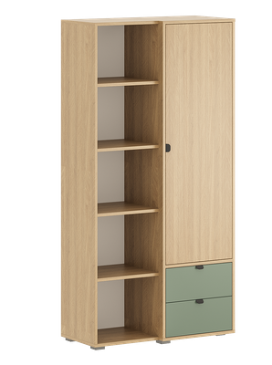 Стеллаж Речицадрев Оливия / Р392.01 (французская ель 549/олива темная 693)