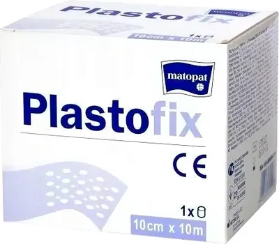Повязка пластырная Matopat Plastofix №1+ самоклеящаяся 10см (10м)