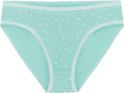 Трусы детские Mark Formelle 417703 (р.116/122-60, белые снежинки)