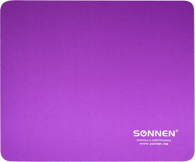 Коврик для мыши Sonnen 220x180x3мм (фиолетовый)