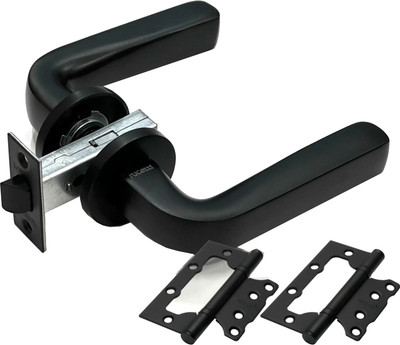 Комплект дверной фурнитуры Rucetti RAP 29 SLIM-R BL без фиксатора (черный)