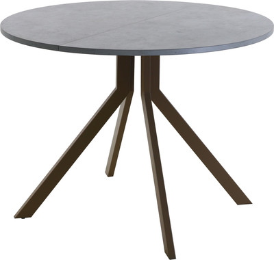 Обеденный стол AMC Elite Е18(900) D1 (коричневый/бетон чикаго светло-серый)