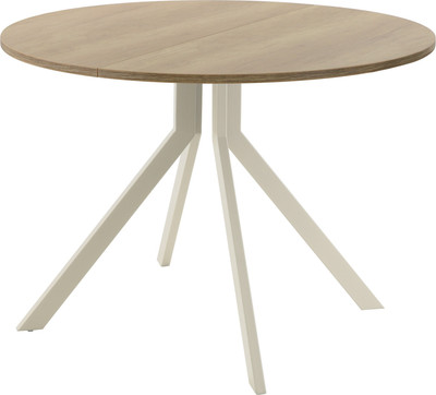 Обеденный стол AMC Elite Е18(900) D1 (бежевый/дуб небраска натур)