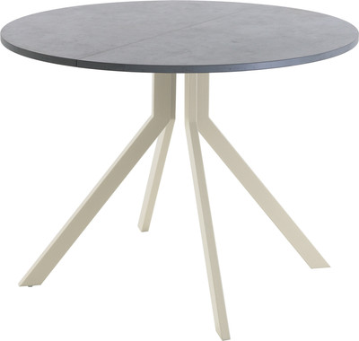 Обеденный стол AMC Elite Е18(900) D1 (бежевый/бетон чикаго светло-серый)