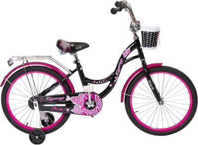 Детский велосипед ZigZag Girl 14 / ZG-1425 (черный/малиновый)