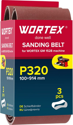 Набор шлифлент Wortex GM 1528 / 1325978