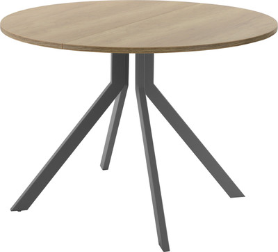 Обеденный стол AMC Elite Е18(800) D1 (графит/дуб небраска натур)