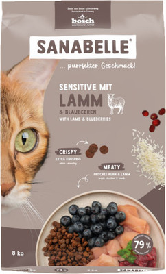 Сухой корм для кошек Bosch Petfood Sanabelle Sensitive Lamb (8кг)