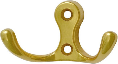 Крючок для одежды Нора-М №9 2-х рож. (золотистый)