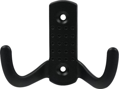 Крючок для одежды Нора-М №11 2-х рож. (черный)