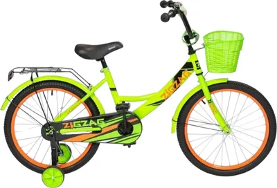 Детский велосипед ZigZag Classic 18 / ZG-1802 (зеленый, разобранный, в коробке)