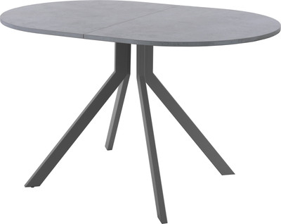 Обеденный стол AMC Elite Е18(1100) D3 (графит/бетон чикаго светло-серый)