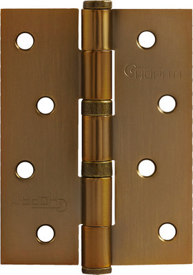 Комплект петель дверных Нора-М 4-2ВВ FHP 100x75x2.5 универсальная (матовый кофе)