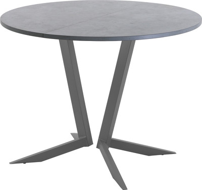 Обеденный стол AMC Elite Е19(900) D1 (графит/бетон чикаго светло-серый)