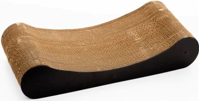 Когтеточка Grifeldecor Kotobaza Волна (20см, черный)