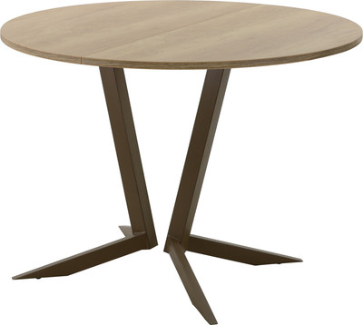 Обеденный стол AMC Elite Е19(800) D1 (коричневый/дуб небраска натур)