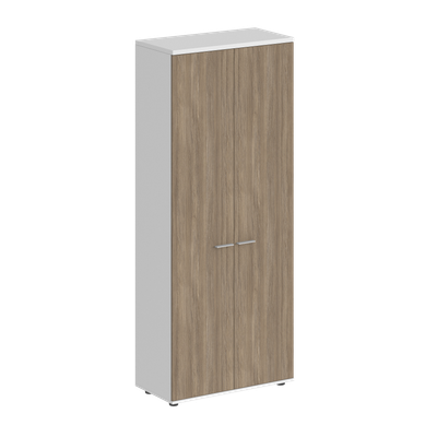 Шкаф Norden 80x60x195.5 / SG.825.WH.OD (белый/дуб темный)