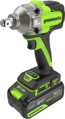 Аккумуляторный гайковерт Greenworks IW5500 / 3805007CUG