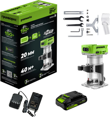 Фрезер Greenworks G24RO / 3502507CUA