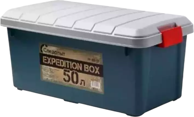 Ящик рыболовный Следопыт Expedition Box 700х360х320мм / PF-EB-12 (зеленый/серый)