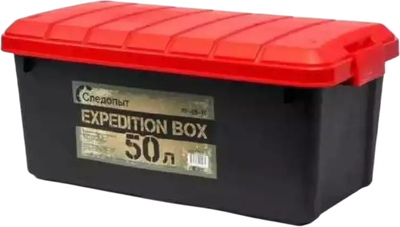 Ящик рыболовный Следопыт Expedition Box 700х360х320мм / PF-EB-11 (черный/красный)