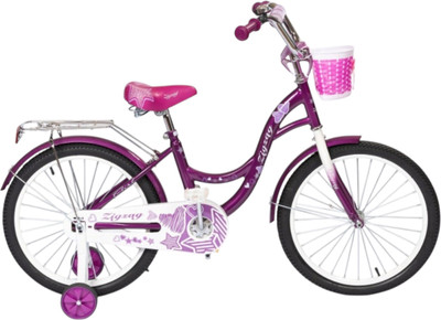 Детский велосипед ZigZag Girl 20 / ZG-2034 (фиолетовый, разобранный, в коробке)