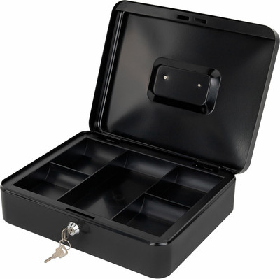 Денежный ящик Brauberg 291348 (черный)