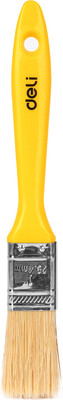 Кисть малярная Deli Плоская YS  EDL509111 (1"-25мм, пластиковая рукоятка, натуральная щетина)