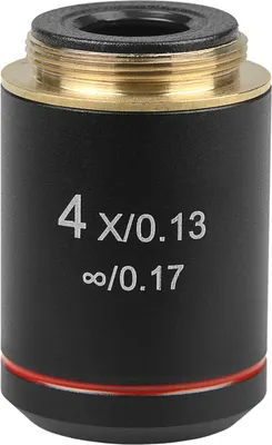 Объектив для микроскопа Микромед 4x/0.13 беск/0.17 Achromat DIN / 32916