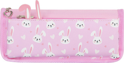 Пенал Юнландия Bunnies / 272346 (розовый)