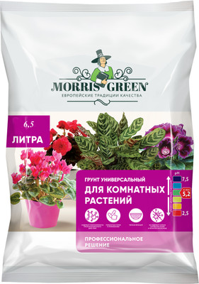 Грунт для растений Morris Green Почвогрунт для Комнатных растений (6.5л)