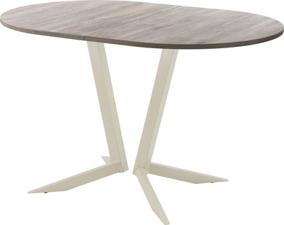 Обеденный стол AMC Elite Е19(1100) D3 (бежевый/дуб уайт-ривер песочно-бежевый)