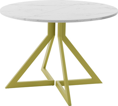 Обеденный стол AMC Elite Е20(800) D1 (золото/мрамор кристалл)