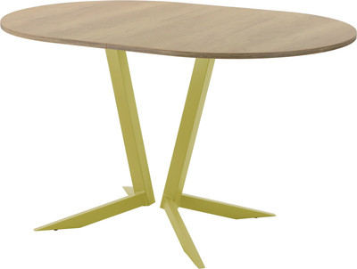 Обеденный стол AMC Elite Е19(1100) D3 (золото/дуб небраска натур)