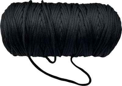 Шнур хозяйственный Мегакорд 4мм / 010595 (200м, черный)