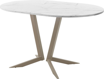 Обеденный стол AMC Elite Е19(1100) D3 (капучино/мрамор кристалл)