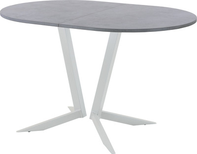 Обеденный стол AMC Elite Е19(1100) D3 (серебро/бетон чикаго светло-серый)