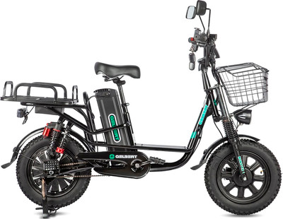 Электровелосипед Gelbert Khan Monster 1 (черный 3116)