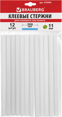 Клеевые стержни Brauberg 670294 (12шт)