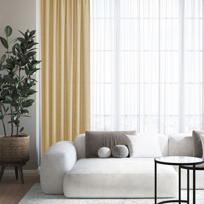 Штора Волшебная ночь Бархатный Блэкаут 150x270 / 930761 (ангора)