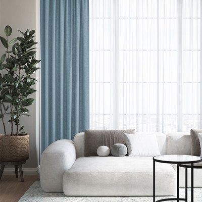 Штора Волшебная ночь Бархатный Блэкаут 150x270 / 930762 (светлый маренго)