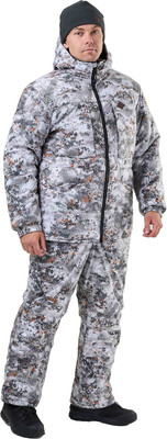 Костюм для охоты и рыбалки Taygerr Егерь Алова/Борей-Белый Зима -45 (р.56-58/182-188)