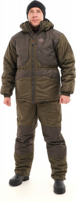 Костюм для охоты и рыбалки Taygerr Егерь Таслан/Т.Хаки 189 Зима -45 (р.60-62/182-188)