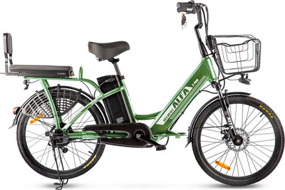 Электровелосипед Gelbert Alfa 2 Pro (зеленый)