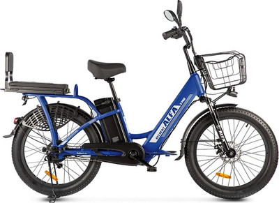 Электровелосипед Gelbert Alfa 3 Pro (синий)