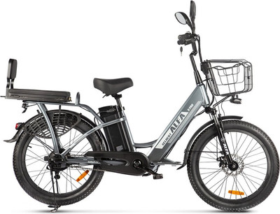 Электровелосипед Gelbert Alfa 3 Pro (серый)
