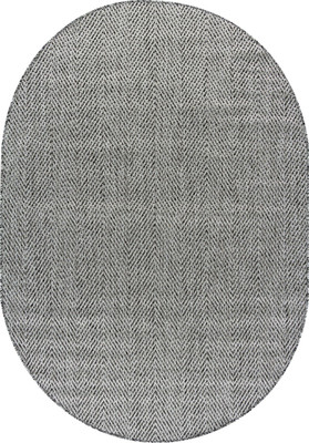Циновка Merinos Kair S156-OVAL-DARK GRAY (1.2х1.7)