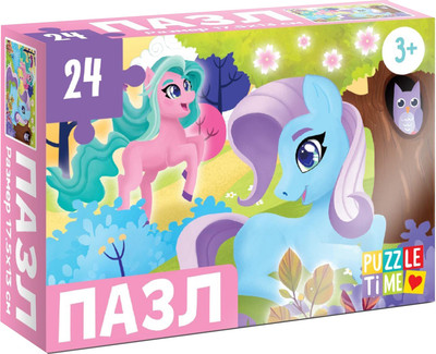 Пазл Puzzle Time Сказочные пони / 7005844 (24эл)
