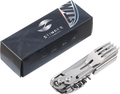 Набор столовых приборов походных STINGER FK-GHKS002