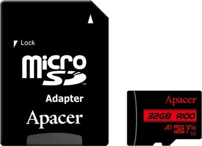 Карта памяти Apacer microSDXC 128GB с адаптером (AP128GMCSX10UB-R)